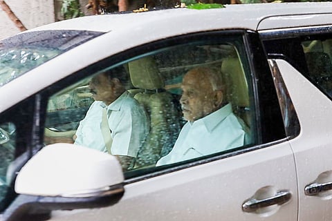 BS Yediyurappa at CID office